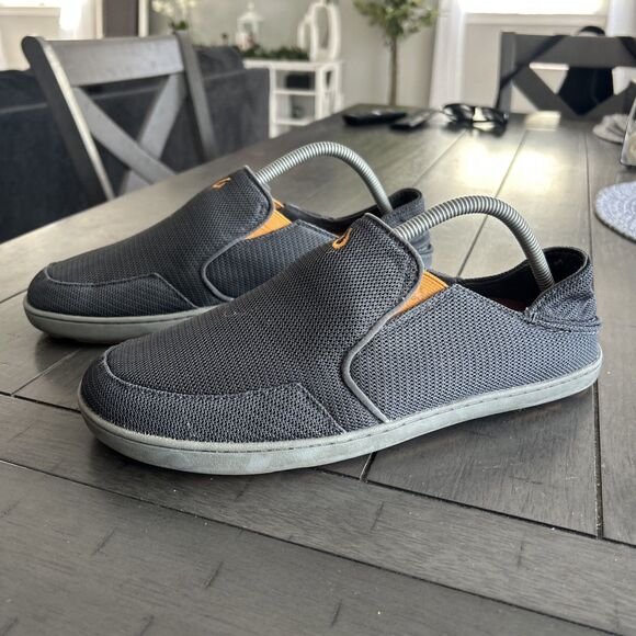 Olukai Nohea Mesh Mens Shoes Size 9.5 Slip On Comfort Sneakers Gray - Picture 1 of 6
